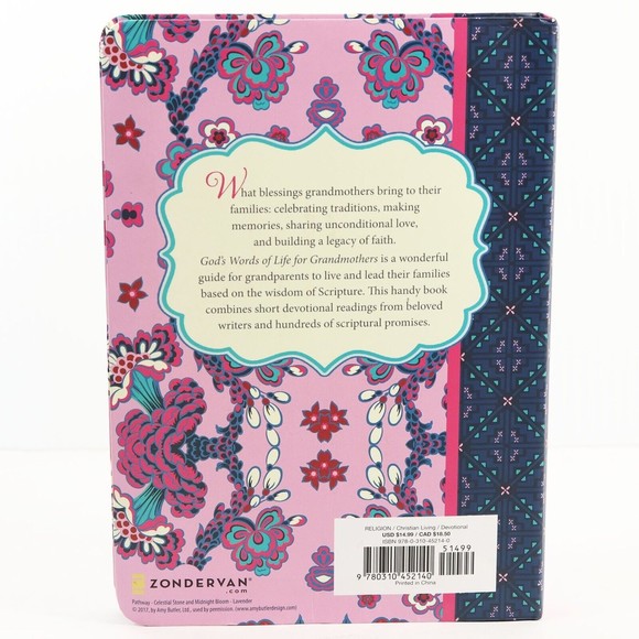 God's Words of Life for Grandmothers by Zondervan, 2019 Devotional, Christian - Picture 2 of 7
